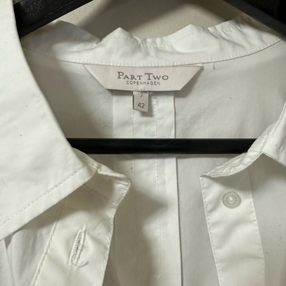 Part Two crisp button down oversized shirt - Picture 7 of 10